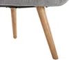 Vente-unique - LUOSTO Sessel Stoff Grau - B 79 cm x H 83 cm x L 87 cm Bild 5