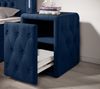 Luxusbetten24 Nachttisch Designer Nachttisch Josy, mit Samtbezug Bild 2