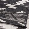 In- & Outdoor Wendeteppich Malibu Schwarz Creme - 200x290x0,5cm Bild 4