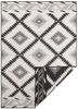 In- & Outdoor Wendeteppich Malibu Schwarz Creme - 200x290x0,5cm Bild 2