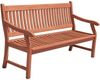 Gartenbank >New Jersey< in braun / holzoptik - 158x90x68 (BxHxT) Bild 2