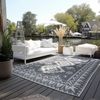 ELLE DECORATION 'Dynamic' Teppich, rechteckig, Höhe: 5 mm, Flachgewebe, In-& Outdoor, wendbar, Silber, 160 x 230 cm (Rechteckig) Bild 2