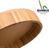 Kosmetikeimer aus Edelstahl mit Bambusdeckel, 3 L Bild 3