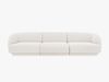 Micadoni Sofa Miley 3-Sitzer Boucle Baloo Weiß Bild 2