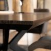 HOME DELUXE Essgruppe Eckig AVENCIA inkl. Sternfuß - 200 x 120 cm Dark Oak 8 Stühle Creme Bild 3