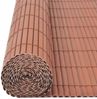 vidaXL Gartenzaun Doppelseitig 110x300 cm Braun 317154 Bild 4