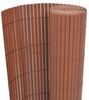 vidaXL Gartenzaun Doppelseitig 110x300 cm Braun 317154 Bild 2