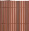 vidaXL Gartenzaun Doppelseitig 110x300 cm Braun 317154 Bild 5