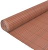 vidaXL Gartenzaun Doppelseitig 110x300 cm Braun 317154 Bild 3
