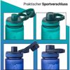 Vinsun Trinkflasche Sportflasche 750ml - Wasserflasche BPA frei & Kohlensäure geeignet, Auslaufsicher, bruchsicher, wiederverwendbar, leicht, Tritan Flasche Bild 3
