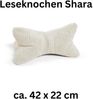 MAGMA Leseknochen SHARA - ca. 42 x 22 cm beige Bild 2