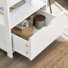 SoBuy FRG258-II-W Nachttisch, MDF, Lackiert, Weiß, 45 x 55 x 38 cm Bild 4