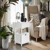 SoBuy FRG258-II-W Nachttisch, MDF, Lackiert, Weiß, 45 x 55 x 38 cm Bild 2
