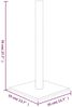 vidaXL Kratzsäule Hellgrau 35x35x70 cm 171679 Bild 5