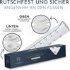 Homerella Badematte rutschfest Hautsensitiv 88x39 cm, INKL. AUFHÄNGUNG, Antirutschmatte Badewanne BPA frei, Duschmatte schimmelresistent & maschinenwaschbar Bild 3