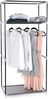 Songmics Kleiderschrank, Stoffschrank mit Kleiderstange, grau, 75 x 45 x 160 cm Bild 4