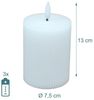 Relaxdays LED Kerzen 4er Set 13 cm Bild 4