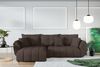 AX LIVING L Form braune Ecksofa Verciani Schlaffunktion Bettkasten 280 Bild 3