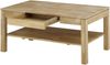 Couchtisch >SALEM< mit Schublade, Kernbuche, Massivholz - 115x54x70cm (BxHxT) Bild 4