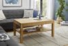 Couchtisch >SALEM< mit Schublade, Kernbuche, Massivholz - 115x54x70cm (BxHxT) Bild 3
