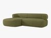 Micadoni 5-Sitzer Ecksofa Jenny Links Boucle Now or Never Grün Bild 3