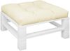 vidaXL Palettenkissen Creme 80x80x12 cm Stoff 360493 Bild 3