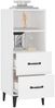 Sideboard Weiß 34,5 x 34 x 90 cm Holzwerkstoff [812366] Bild 5