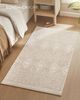Songmics HOME Teppich, 80x150 cm, Wohnzimmerteppich, Rutschfester Teppich, Kurzflor, flauschig, Dekoration, für Wohnzimmer, Schlafzimmer, maschinenwaschbar, Boho-Stil, cappuccinobeige Bild 2