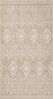 Songmics HOME Teppich, 80x150 cm, Wohnzimmerteppich, Rutschfester Teppich, Kurzflor, flauschig, Dekoration, für Wohnzimmer, Schlafzimmer, maschinenwaschbar, Boho-Stil, cappuccinobeige Bild 5