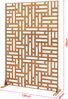 Trennwand Bernalda 180x120 cm Stahl Edelrost [casa. pro] Bild 2