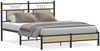 vidaXL Bettgestell ohne Matratze Sonoma-Eiche 140x190 cm Holzwerkstoff 4106944 Bild 2