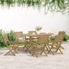 vidaXL Gartenstühle 8 Stk. Klappbar 54,5x61,5x86,5cm Massivholz Akazie 3214227 Bild 3