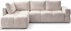 Selsey 'Taremi' Ecksofa mit Chenillebezug, Schlaffunktion und Stauraum, Hellbeige, beidseitig Bild 5