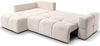 Selsey 'Taremi' Ecksofa mit Chenillebezug, Schlaffunktion und Stauraum, Hellbeige, beidseitig Bild 3