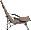 vidaXL Klappbare Strandstühle 2 Stk. Taupe Stoff 312492 Bild 4