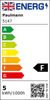 Paulmann 5147 Leuchtmittel Set 5x LED Allgebrauchslampe 500lm E27 4,7W 2500K Goldlicht Bild 5