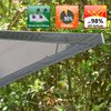 1,5x2m UV Sonnensegel Sonnenschutz Wasserdicht Grau Bild 3