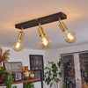 hofstein Deckenleuchte »Seano« Deckenlampe aus Metall in Schwarz/Messing, ohne Leuchtmittel, Moderne e Zimmerlampe, Leuchtenköpfe sind dreh-/schwenkbar, 3xE27 Bild 2