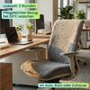 shop'n smile ideoon Sitzkissen mit Rückenteil, Akku: Mobile Heizmatte, 3 Stufen Wärme, für Zuhause, Auto & Büro, 3 Stufen Wärme Bild 3