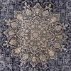 Orientalischer Webteppich - Golden Glam 200 x 200 cm - dunkelblau - rund Bild 2