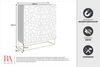 riess-ambiente Highboard VULCANO 120cm braun / schwarz (Einzelartikel, 1 St), Massivholz · Metall · Anrichte · Kommode · 3D-Front · Modern Design Bild 4