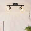 Brilliant AG Leuchten 99738-76 Norah Spotrohr 2-flammig schwarz natur Bild 2