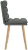 vidaXL Esszimmerstühle 2 Stk. Dunkelgrau Stoff 4101294 Bild 5