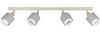 Eglo 4er Spot Bellizzi nickel matt grau 75 x 18,5 cm E14 Bild 3