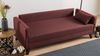 3-Sitzer-Sofa, 'Bella', 85 x 81 x 208, Weinrot Bild 4