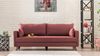 3-Sitzer-Sofa, 'Bella', 85 x 81 x 208, Weinrot Bild 2