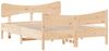 vidaXL Massivholzbett ohne Matratze 135x190 cm Kiefernholz 3216396 Bild 3
