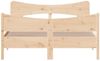 vidaXL Massivholzbett ohne Matratze 135x190 cm Kiefernholz 3216396 Bild 4