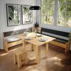Eckbankgruppe Roman Goldkraft Eiche 210 x 210 cm mit Tisch Vicco Bild 4
