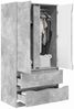 vidaXL Kleiderschrank Betongrau 79,5 x 49 x 156 cm Holzwerkstoff 3406248 Bild 3